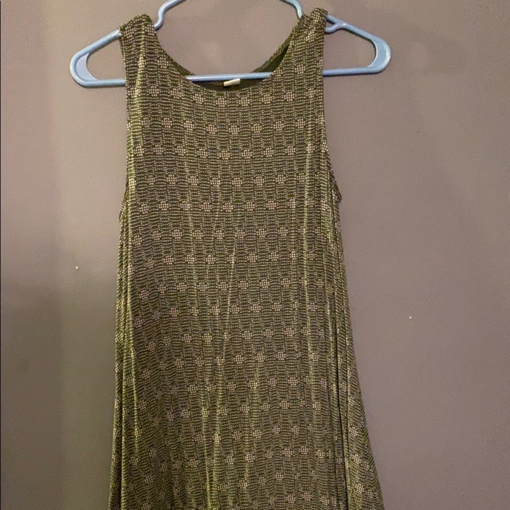 Olive green dress